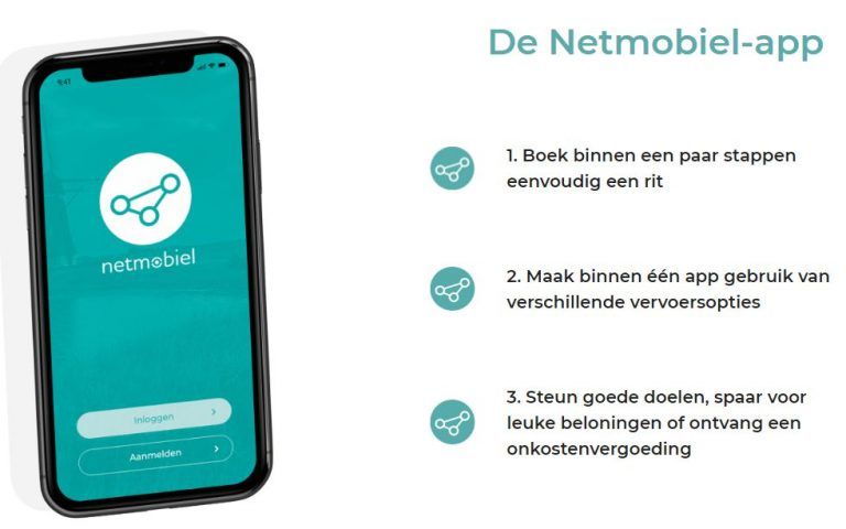 Download de Netmobiel-app: duurzaam vervoer in de Achterhoek