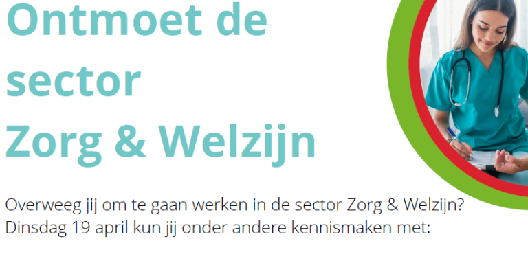 Ontmoet de sector Zorg en Welzijn in de Achterhoek – 19 april