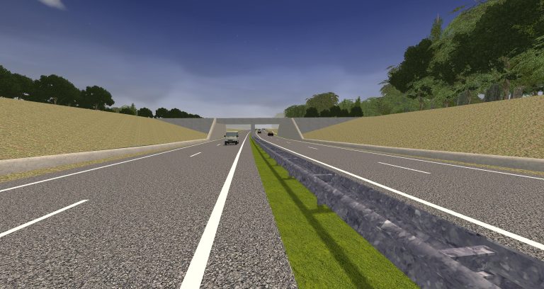 Verdiepte ligging van de N18 in Haaksbergen