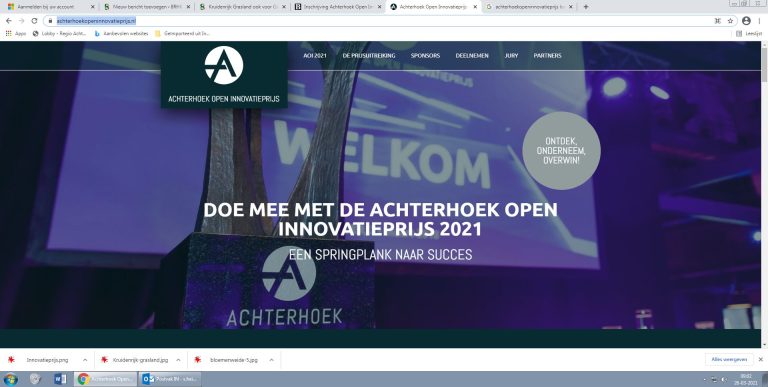 Achterhoek Open Innovatieprijs 2021: aanmelden kan
