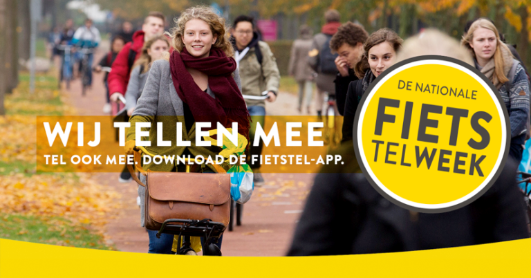 Tel mee voor een beter Nederland Fietsland!
