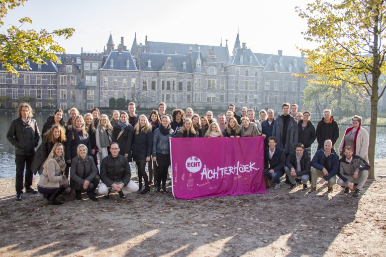 Achterhoekse jongeren op studiereis in Den Haag