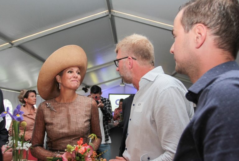 Koningin Máxima op bezoek bij Groot Zevert in Beltrum