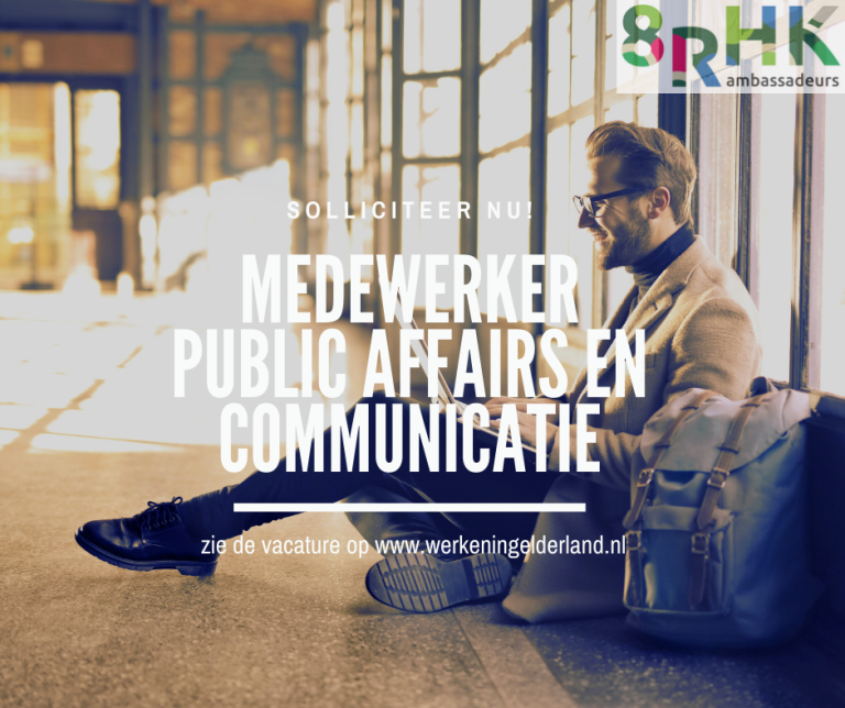 Vacature in ons team: Medewerker Public Affairs en Communicatie