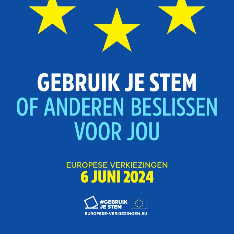 Gebruik je stem! 6 juni Europese verkiezingen