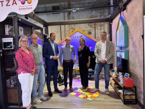 Werkbezoek rijk aan civon, groepsafbeelding