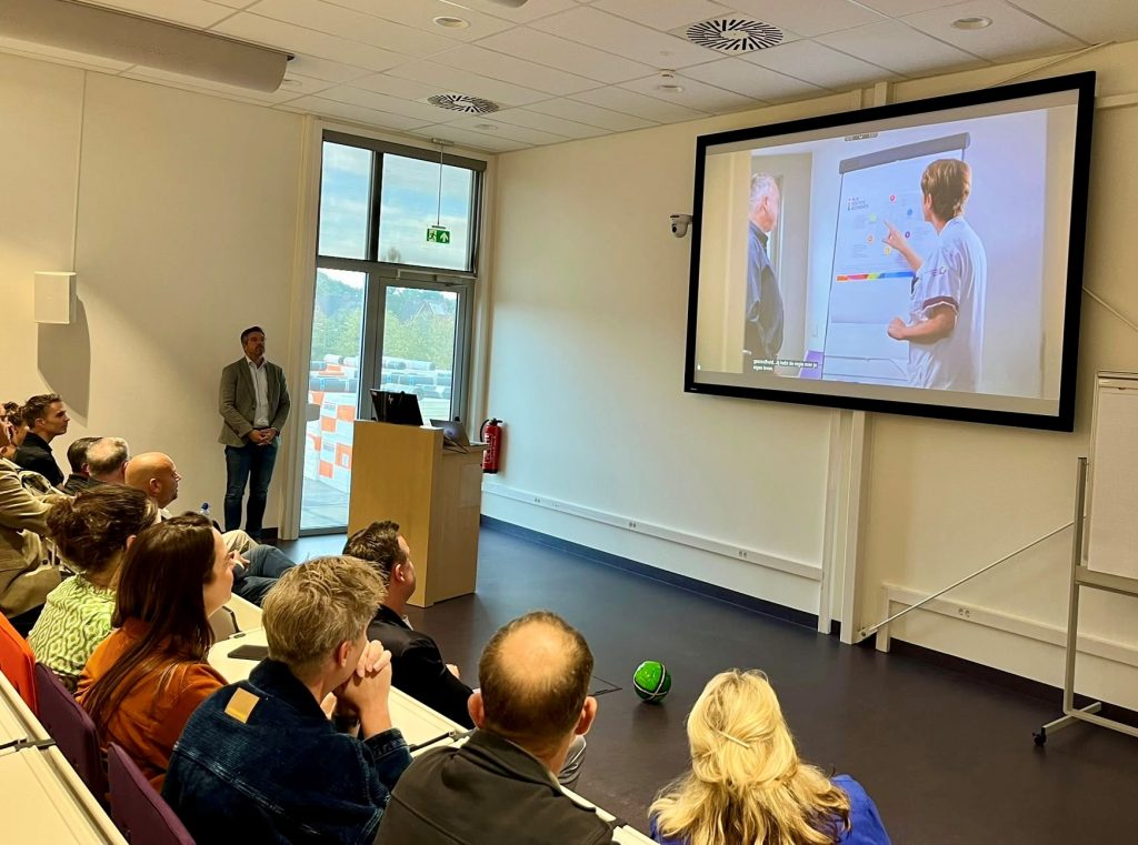 Een presentatie in het streekziekenhuis