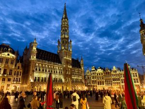 brussel bij nacht