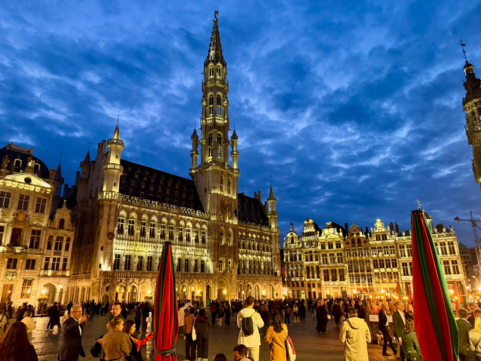 brussel bij nacht